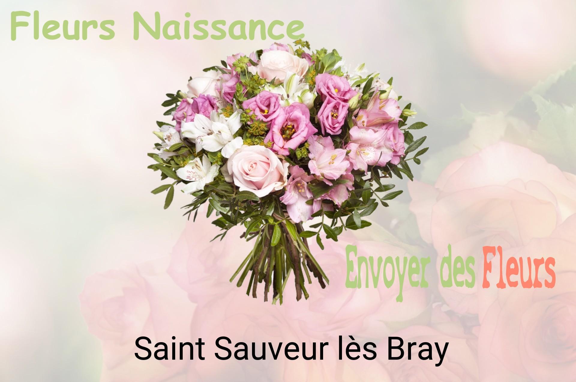 Bouquet de fleurs de naissance livré à Saint-Sauveur-lès-Bray